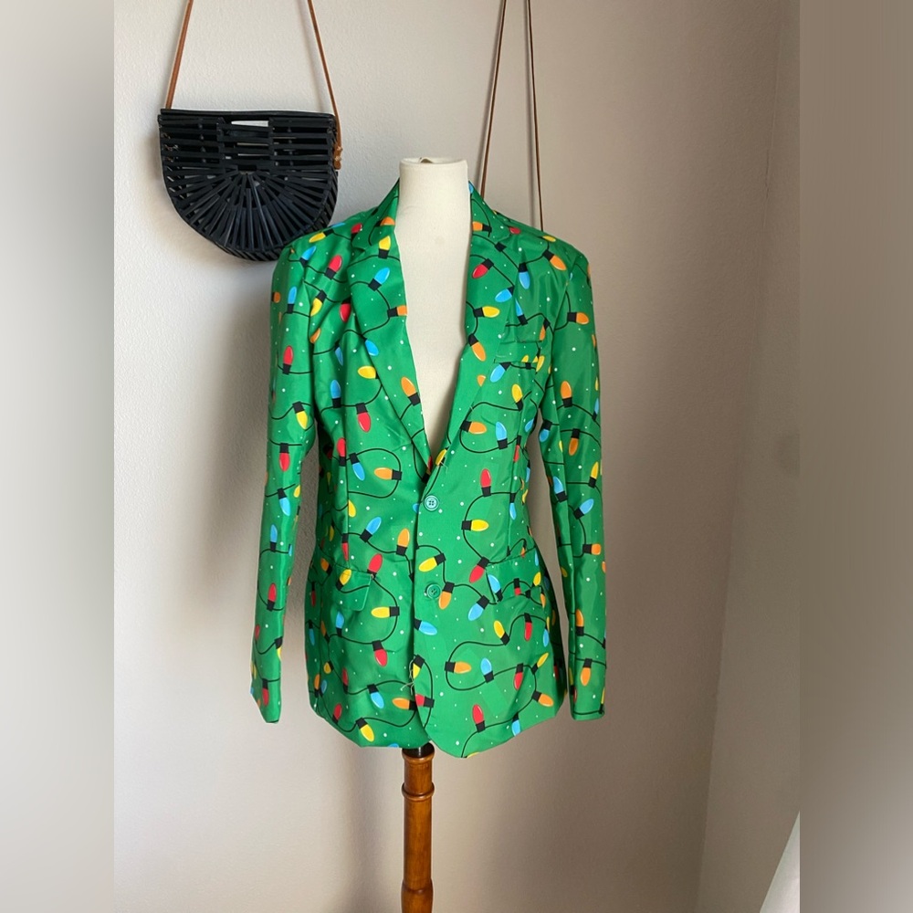 Suitmeister LightBulb Christmas Blazer, Size M/38-40